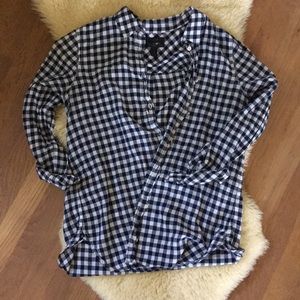 J.Crew classic fit button down in gingham.